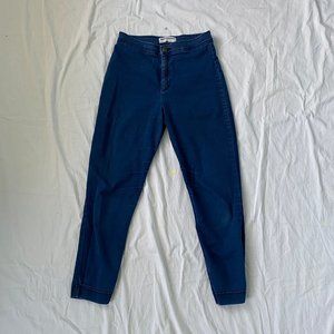 high waisted capri jeans